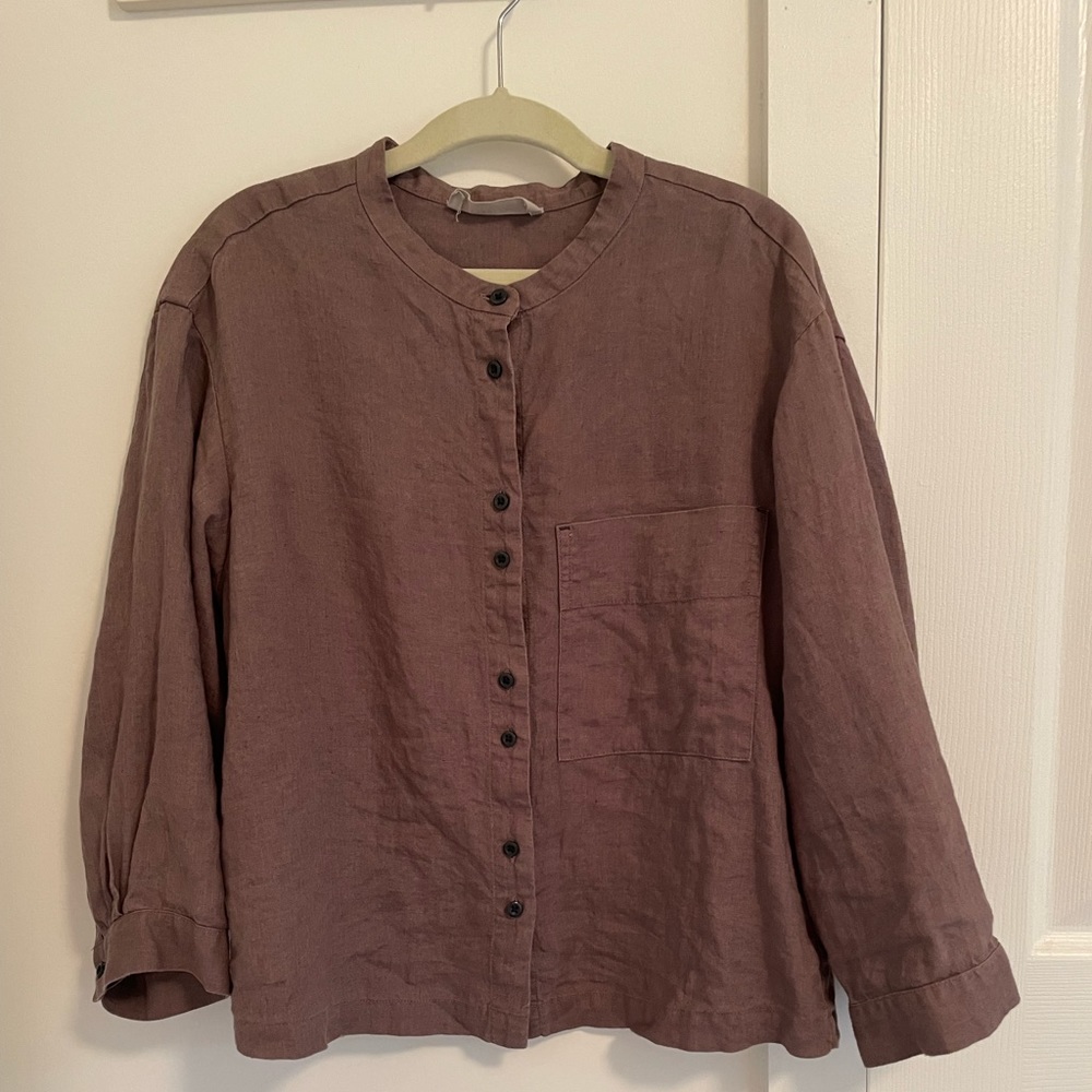 Everlane Linen Billow Blouse